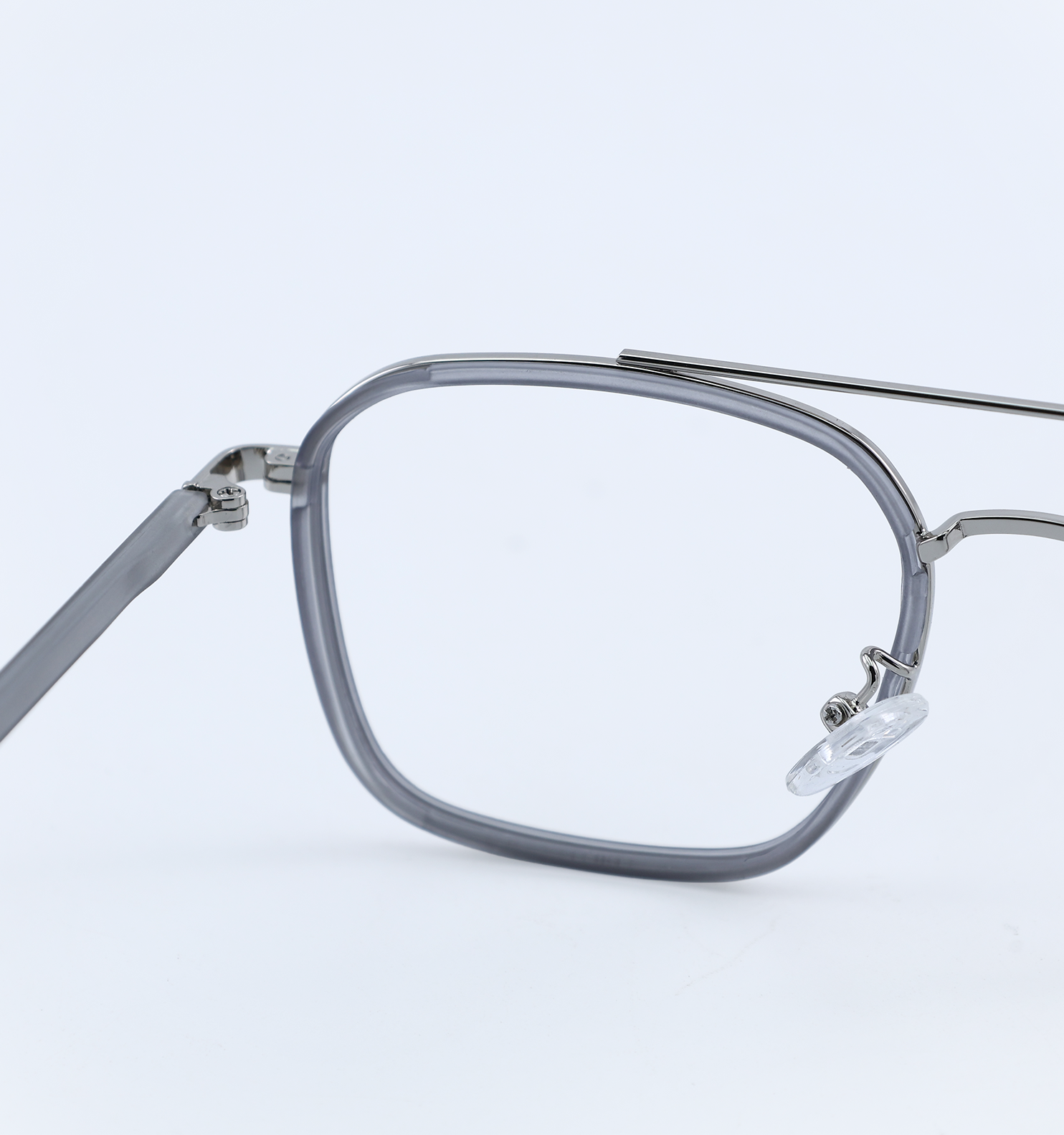 OG Aero Metal Square Eyeglasses for Men | Premium Lightweight Optical Frame