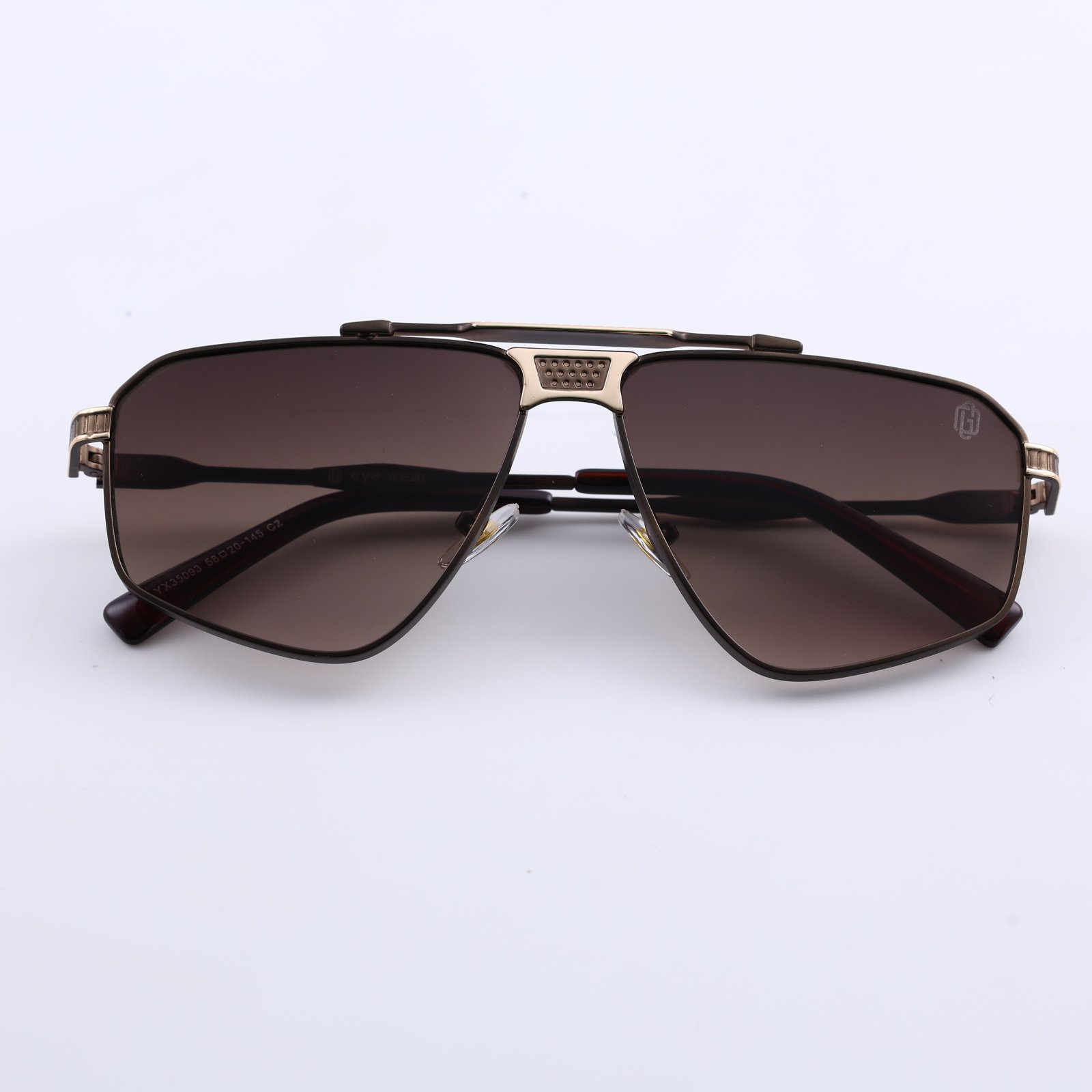 OG Aero Royale | Gold Navigator Gradient Smoke Sunglasses