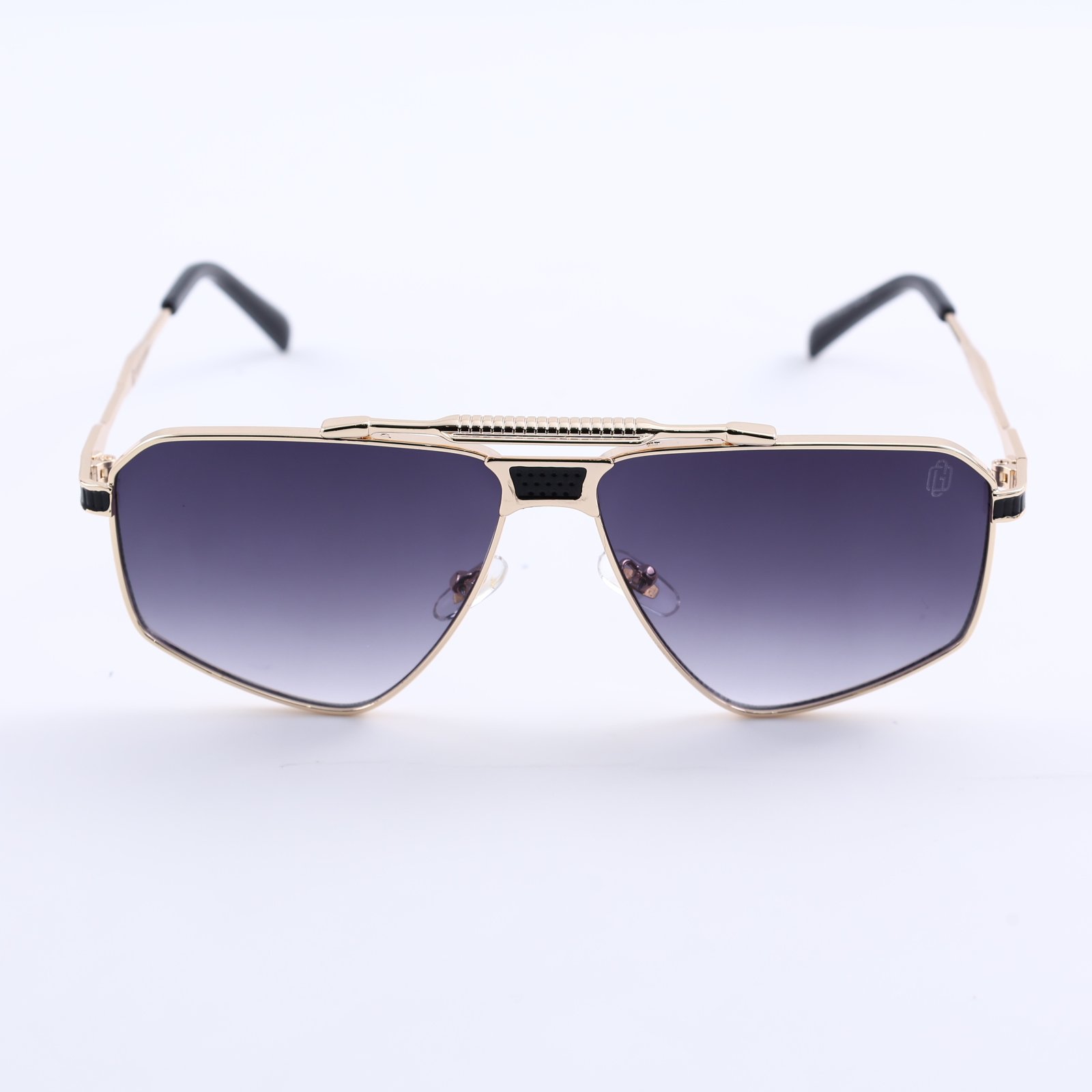 OG Aero Royale | Gold Navigator Gradient Smoke Sunglasses