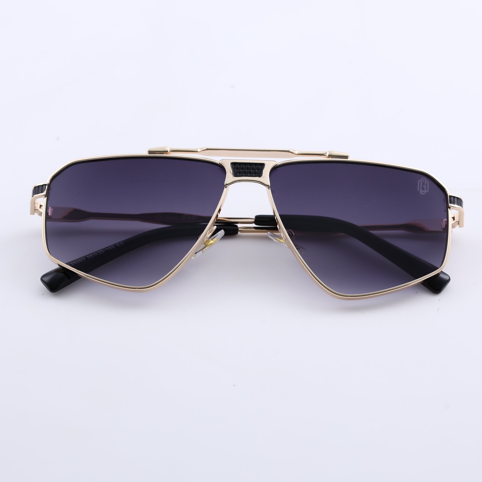 OG Aero Royale | Gold Navigator Gradient Smoke Sunglasses