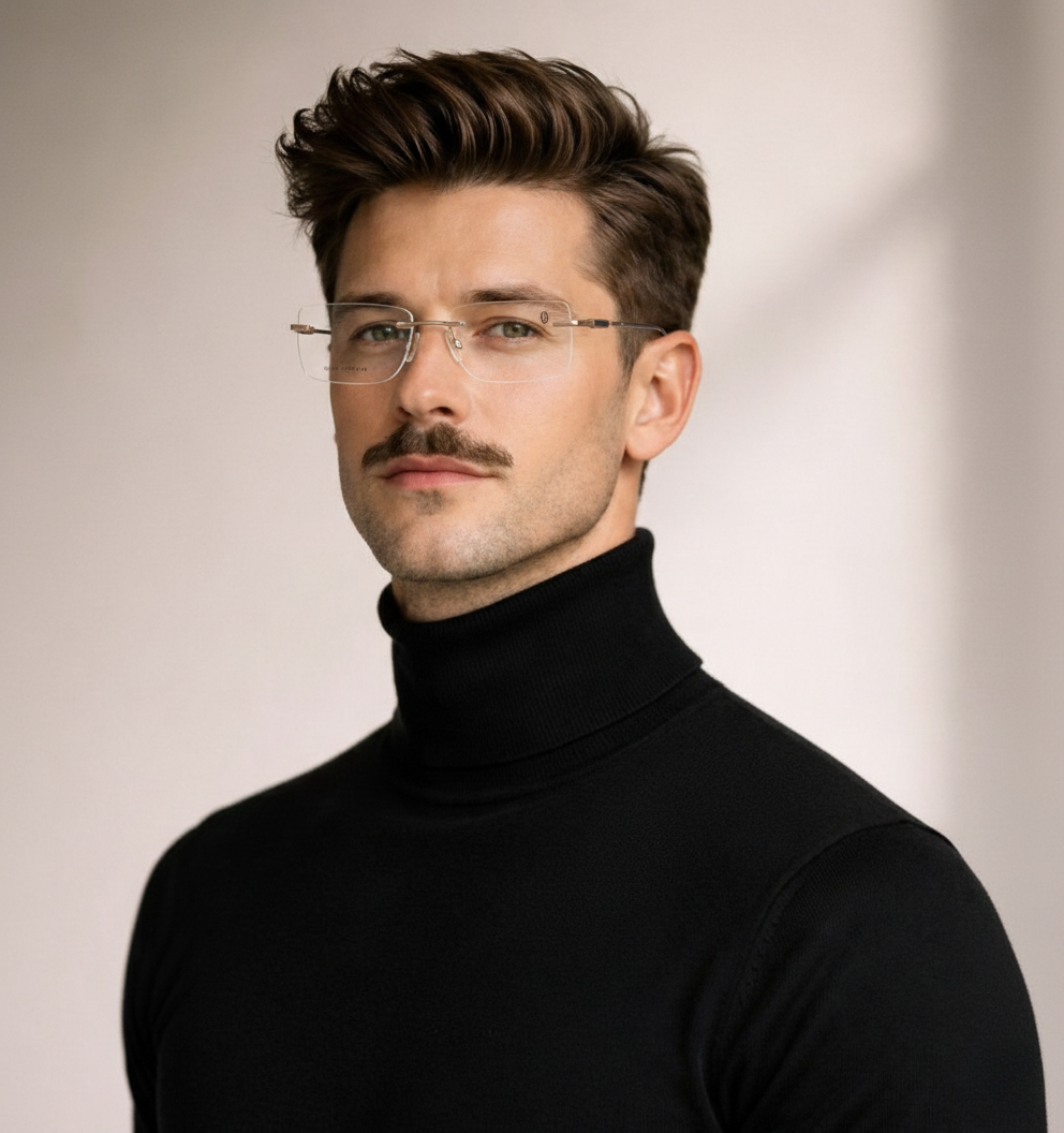 OG Air Flex Men’s Rimless Eyeglasses | Lightweight Premium Optical Frame