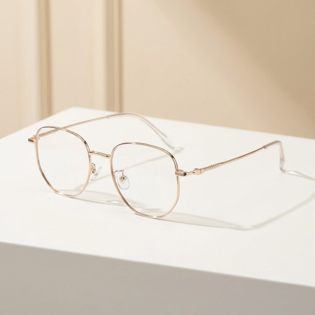 OG Air Gold | Minimal Metal Eyeglasses
