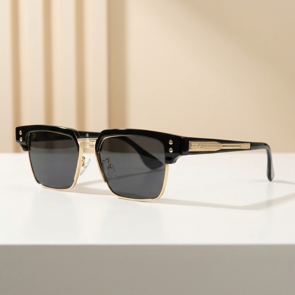 OG Amber Edge | Retro Square Sunglasses