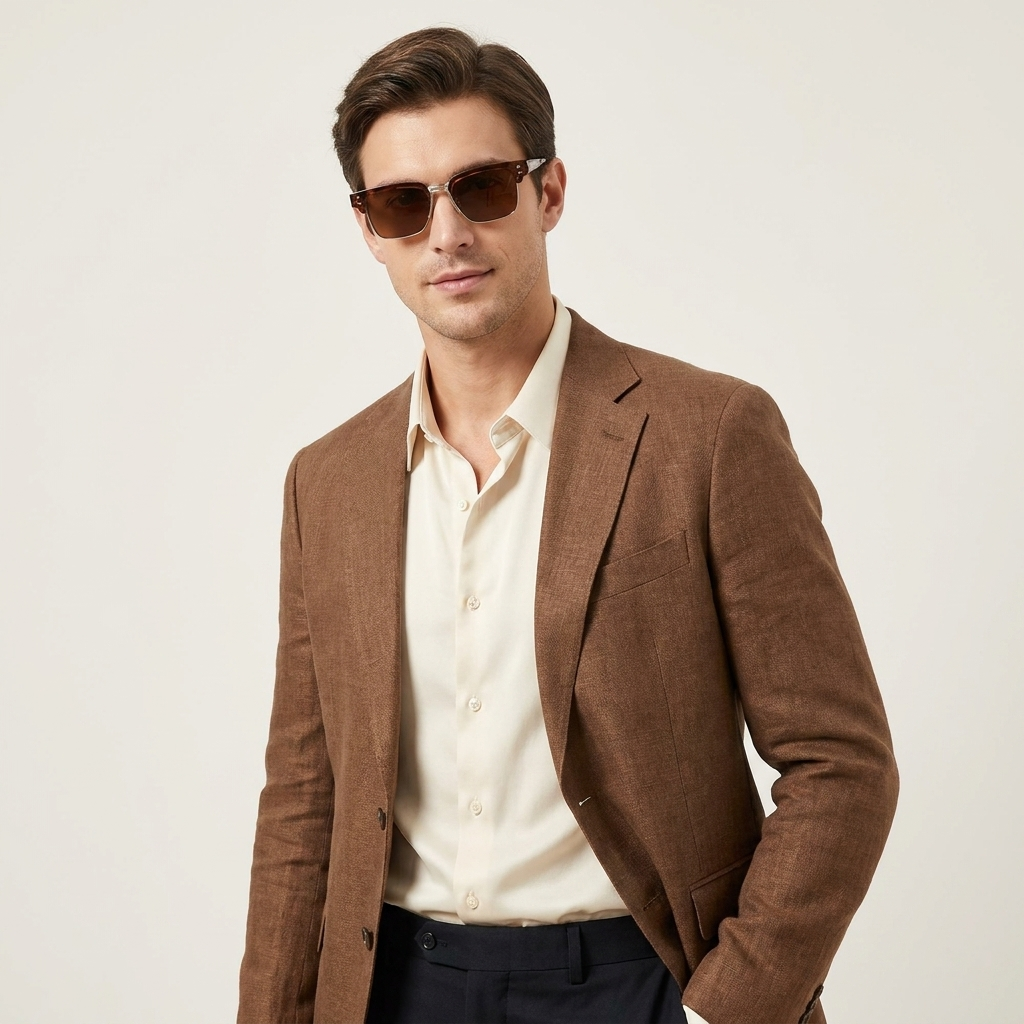 OG Amber Edge | Retro Square Sunglasses