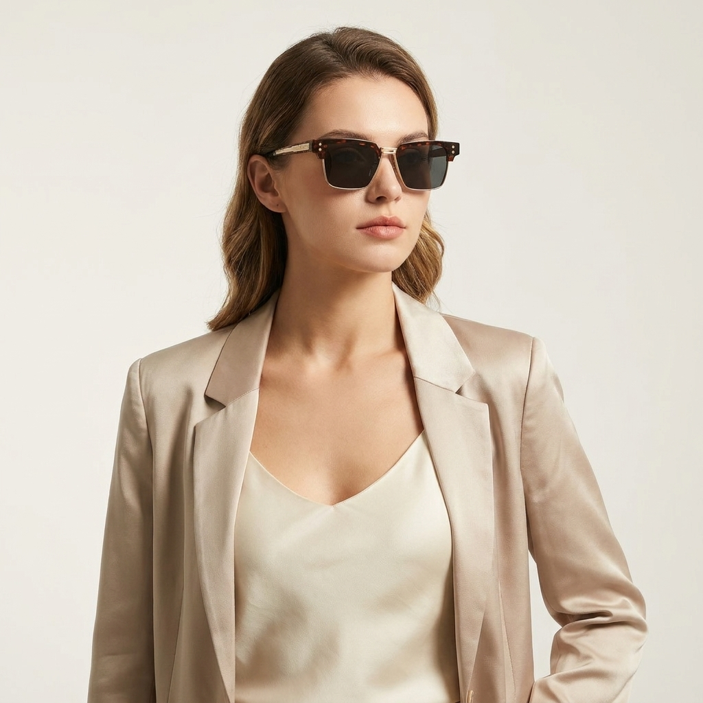 OG Amber Edge | Retro Square Sunglasses