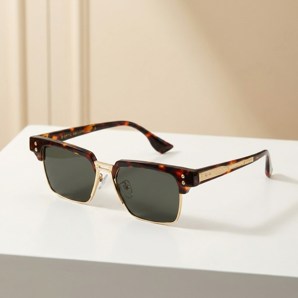OG Amber Edge | Retro Square Sunglasses