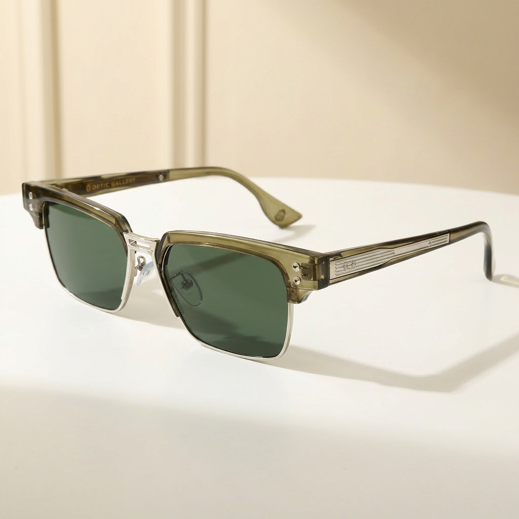 OG Amber Edge | Retro Square Sunglasses