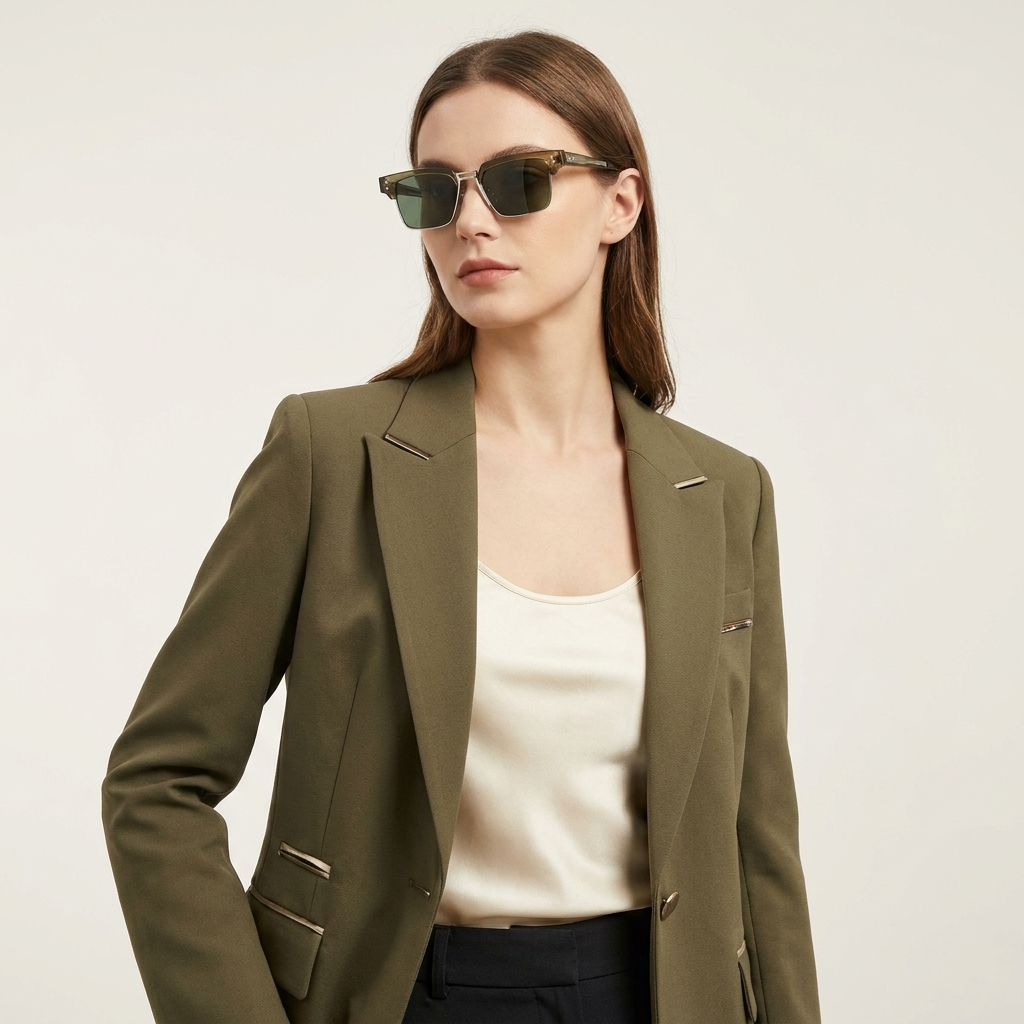 OG Amber Edge | Retro Square Sunglasses