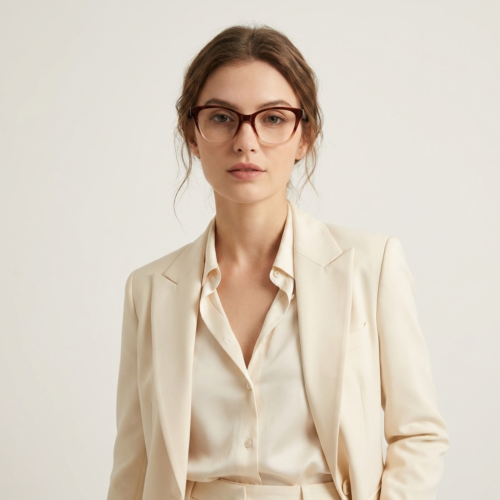 OG Amber Fade Luxe | Dual Tone Cat-Eye Eyeglasses