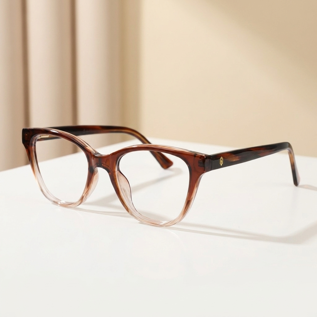 OG Amber Fade Luxe | Dual Tone Cat-Eye Eyeglasses