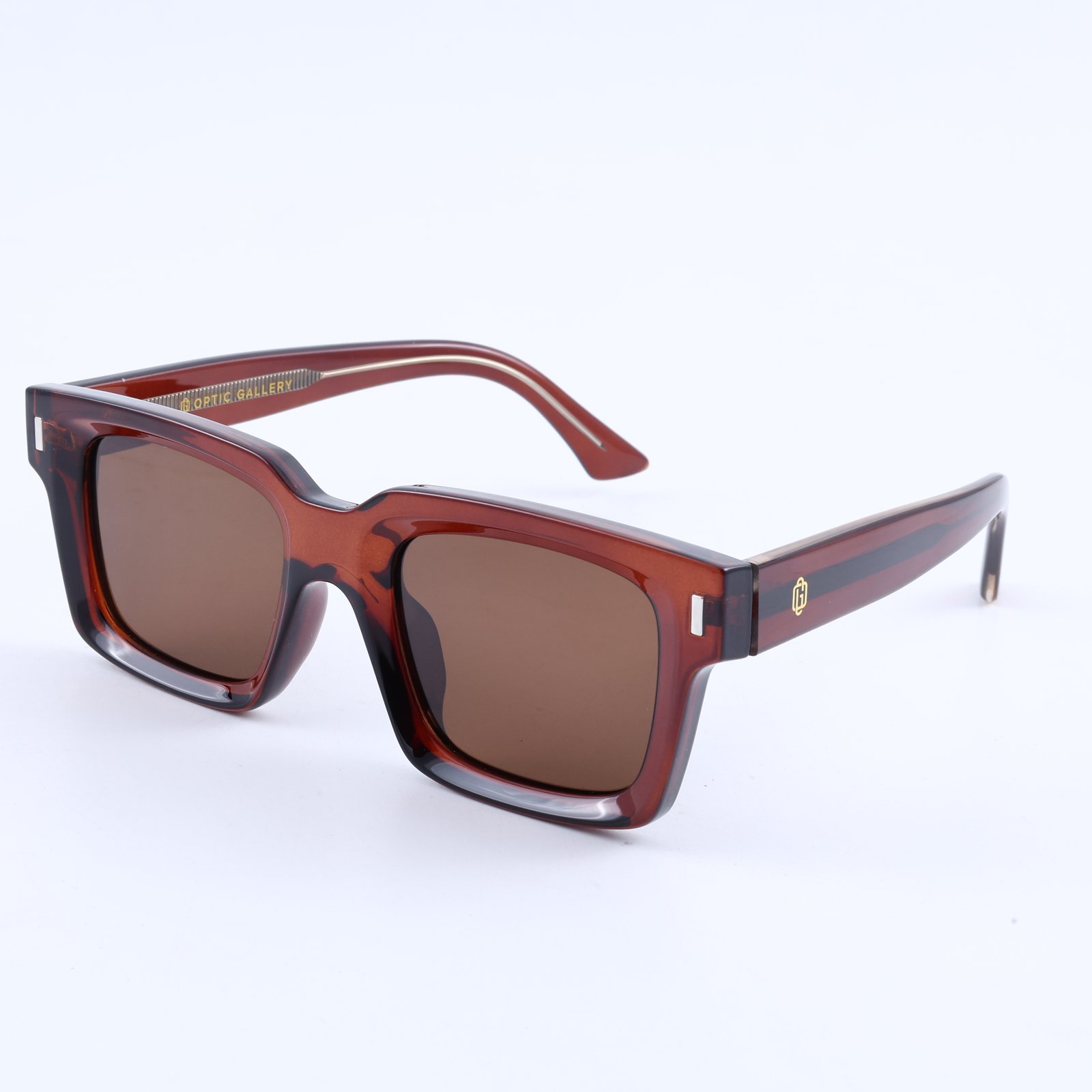 OG Amber Smoke Edge | Bold Square Sunglasses