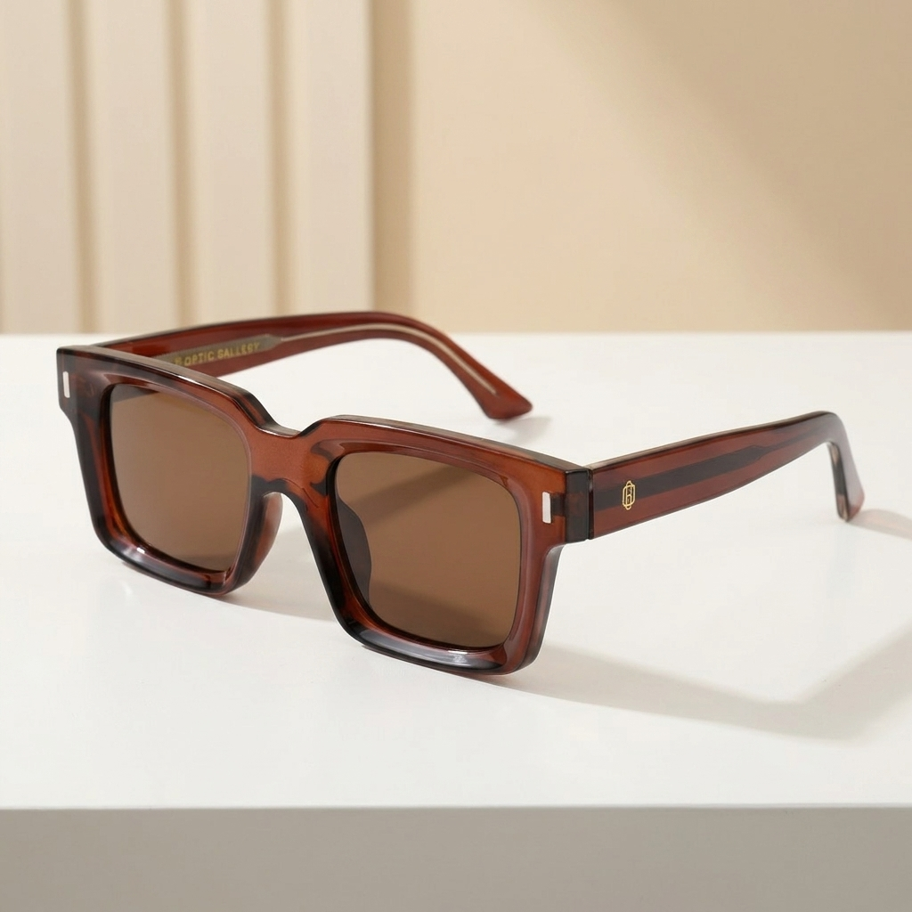 OG Amber Smoke Edge | Bold Square Sunglasses