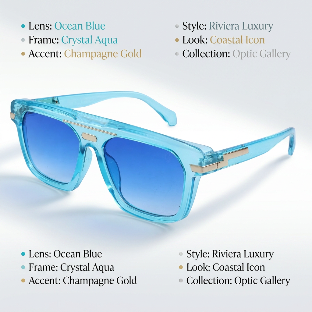 OG Amber Sovereign | Luxury Crystal Orange Navigator Sunglasses with Brown Gradient Lenses