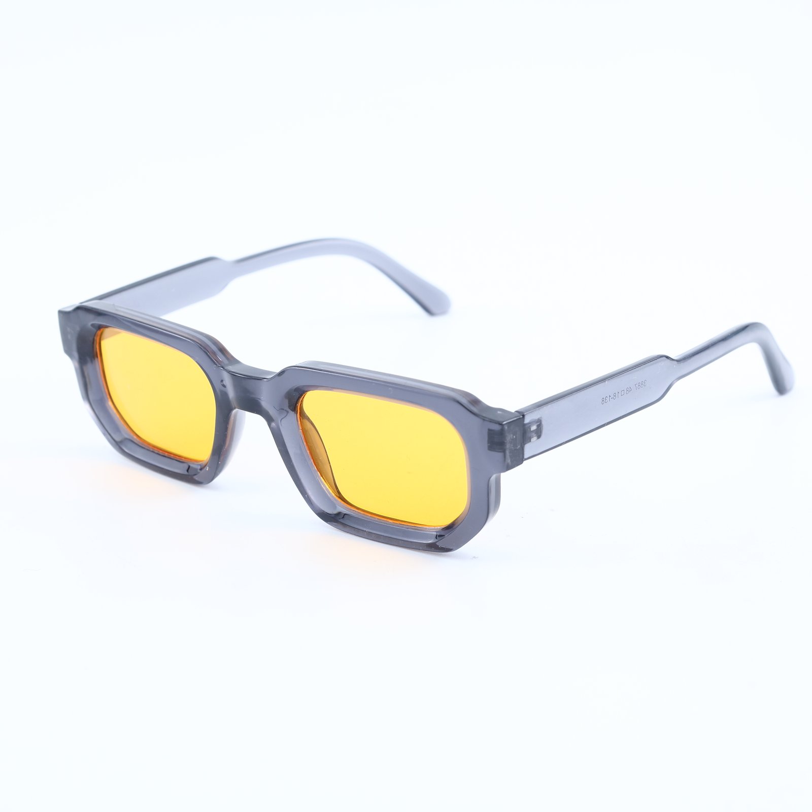 OG Aqua Amber | Classic Square Brown Tint Sunglasses
