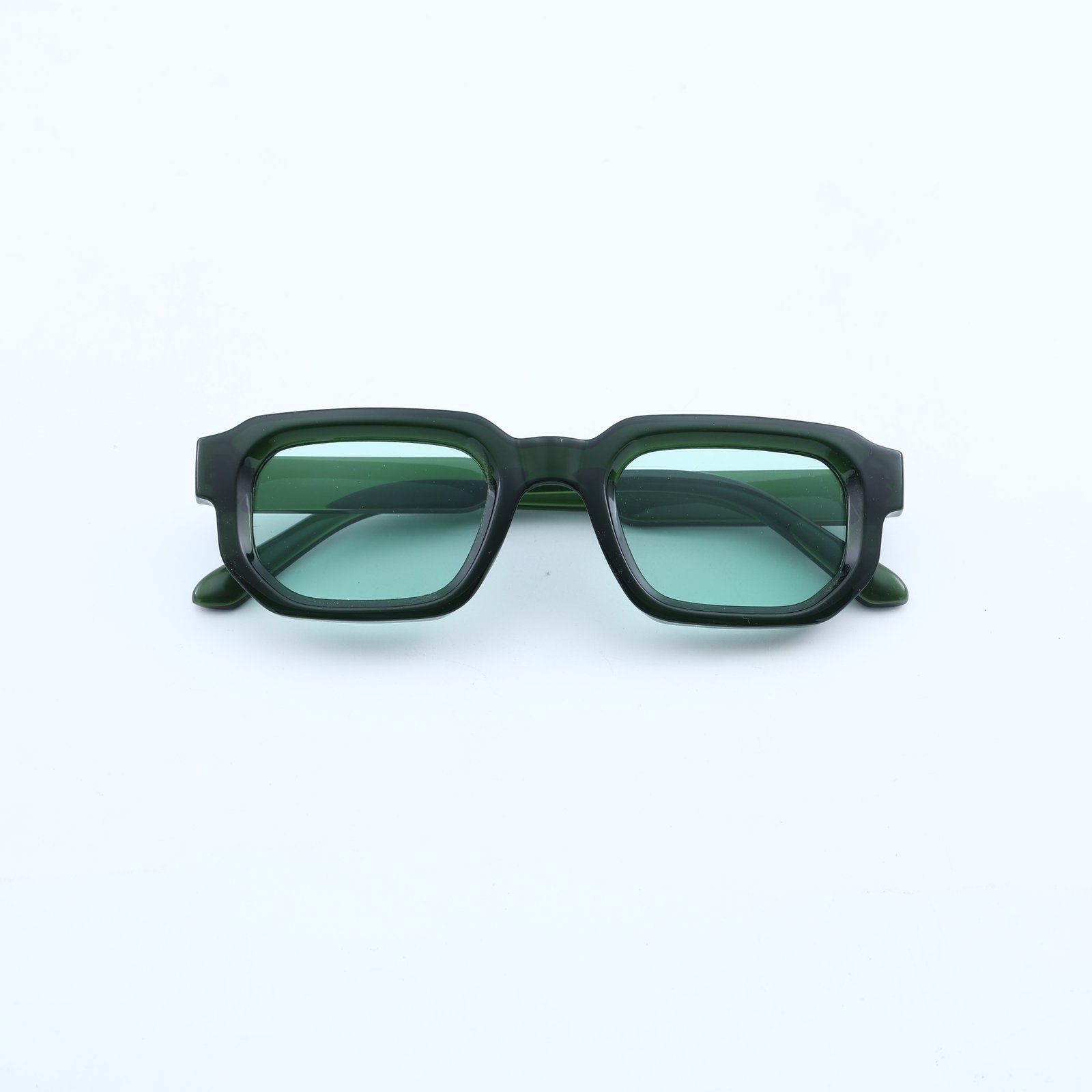 OG Aqua Amber | Classic Square Brown Tint Sunglasses