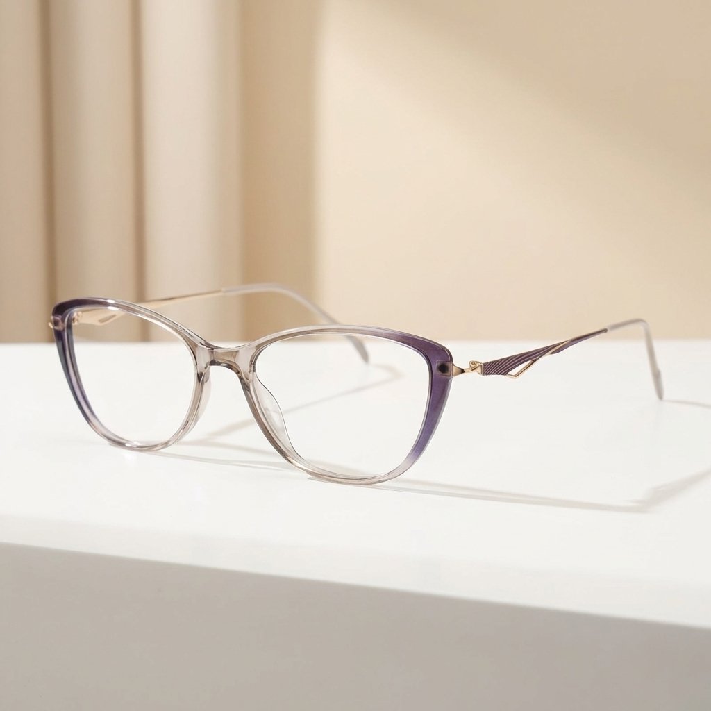 OG Aqua Grace | Transparent Green Cat-Eye Eyeglasses