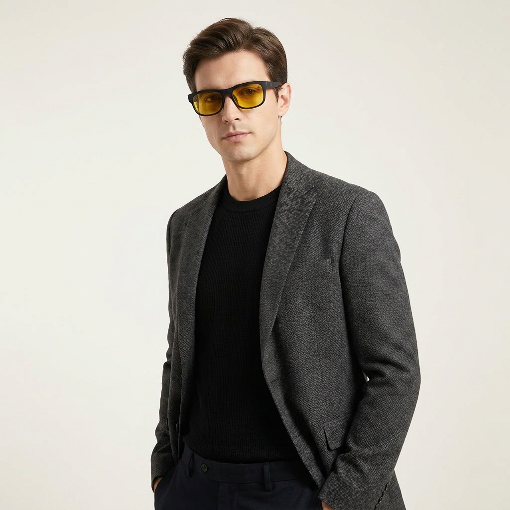 OG Arctic Shadow Clip-On | Marble Smoke Magnetic Clip-On Sunglasses