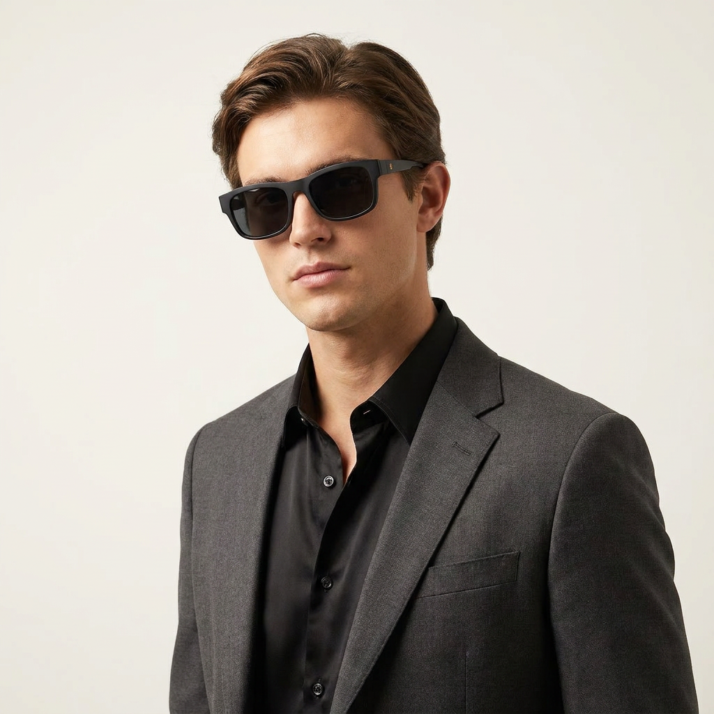 OG Arctic Shadow Clip-On | Marble Smoke Magnetic Clip-On Sunglasses