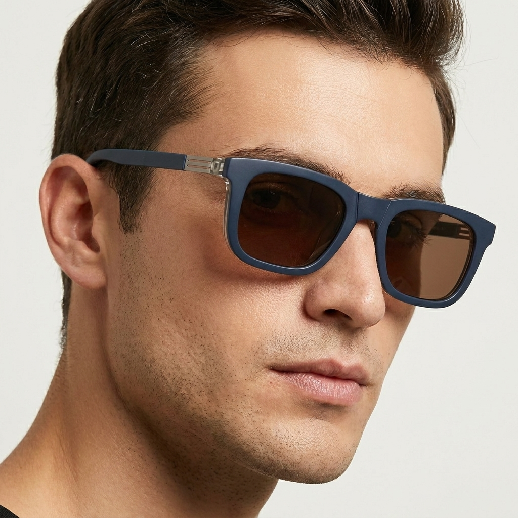 OG Azure Fusion | Premium Crystal Magnetic Clip-On Eyewear with Navy Sun Lens