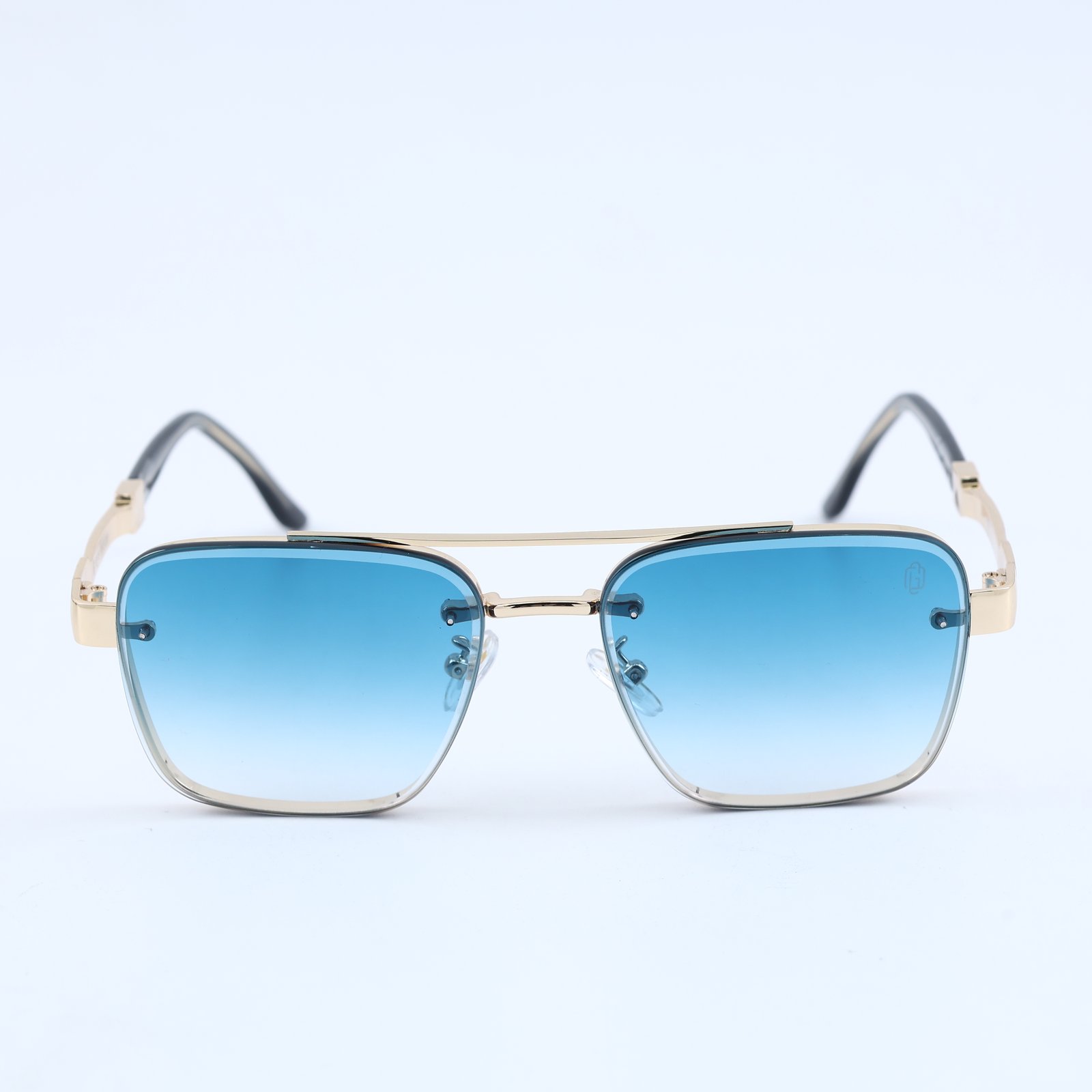 OG Azure Luxe Bar | Rimless Square Gradient Sunglasses