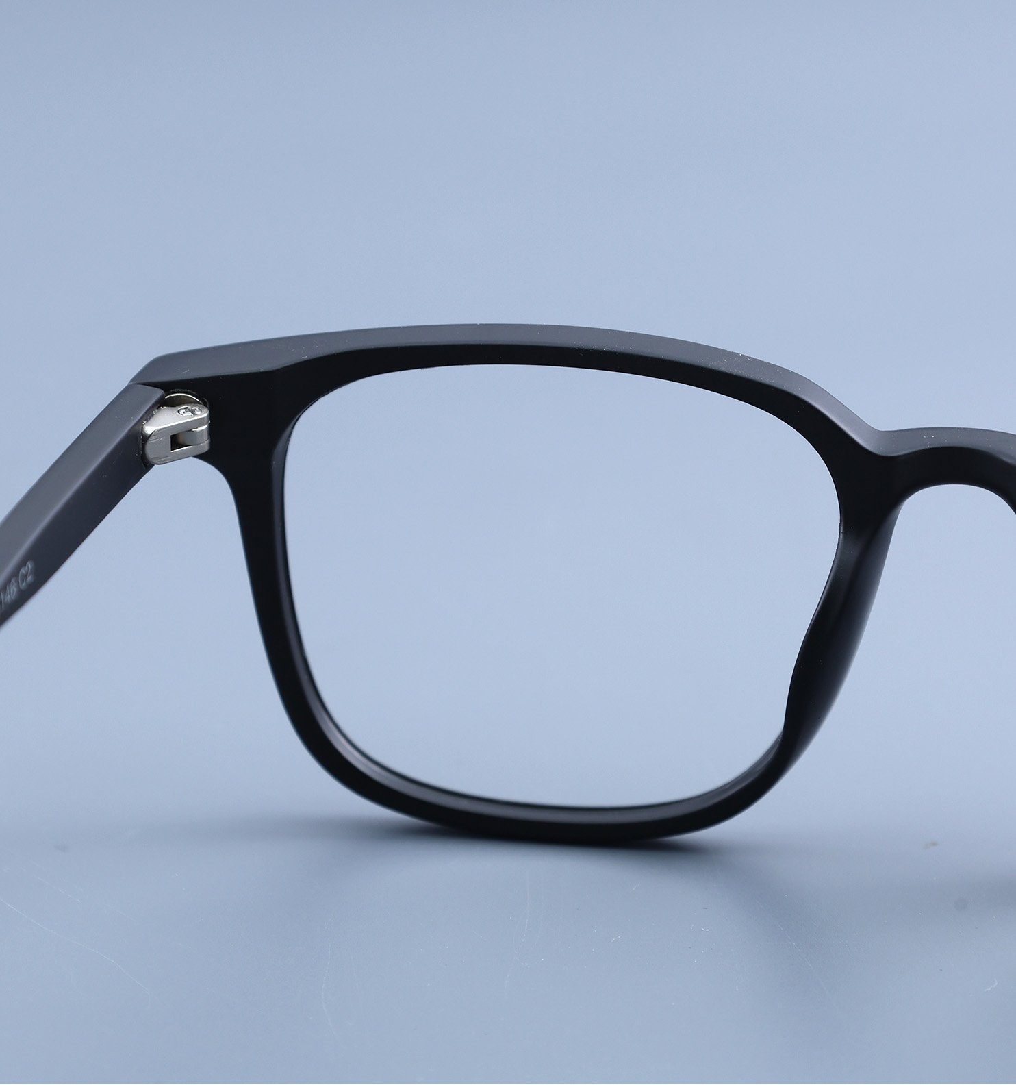 OG Blush Crystal Gradient Full Rim Square Eyeglasses for Men