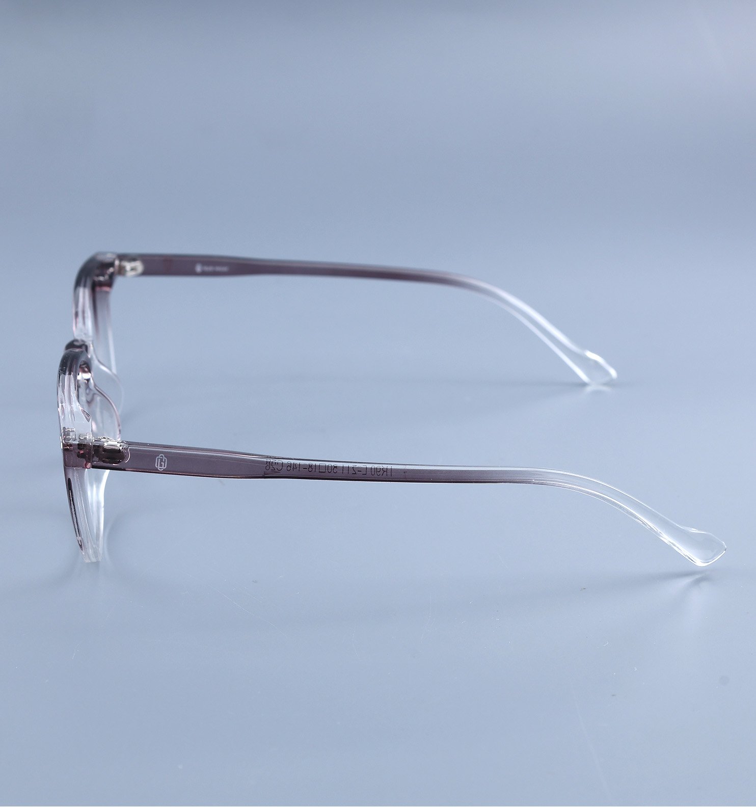 OG Blush Crystal Gradient Full Rim Square Eyeglasses for Men