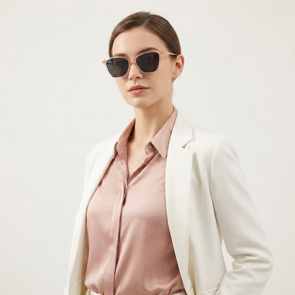 OG Blush Crystal | Soft Cat-Eye Sunglasses