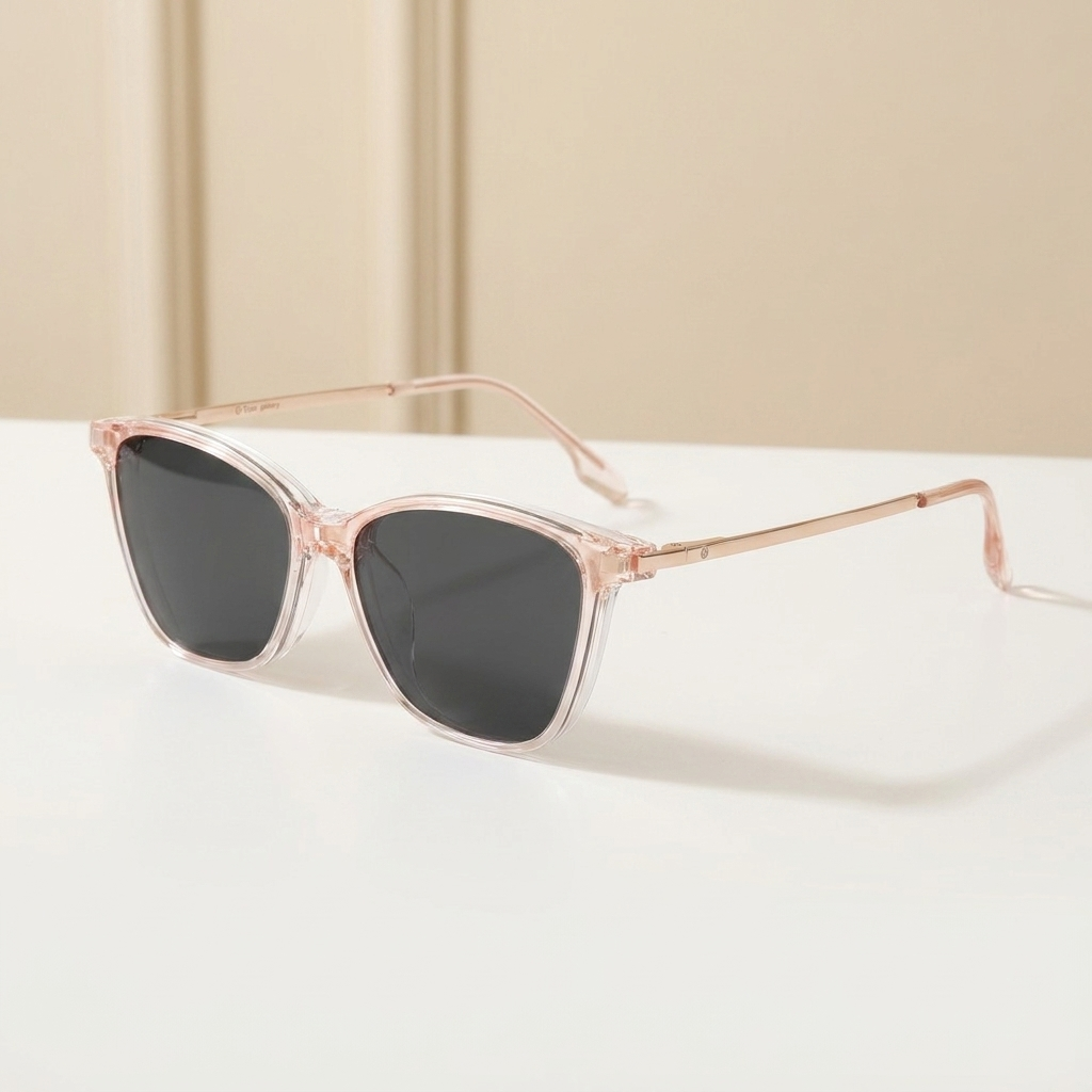 OG Blush Crystal | Soft Cat-Eye Sunglasses