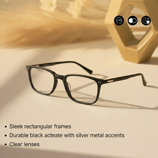 OG Blush Full Rim Square Eyeglasses | Elegant & Stylish Optical Frame