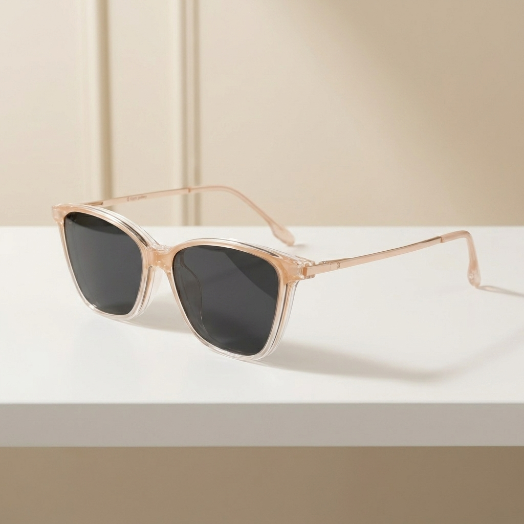 OG Blush Ice | Crystal Cat-Eye Sunglasses