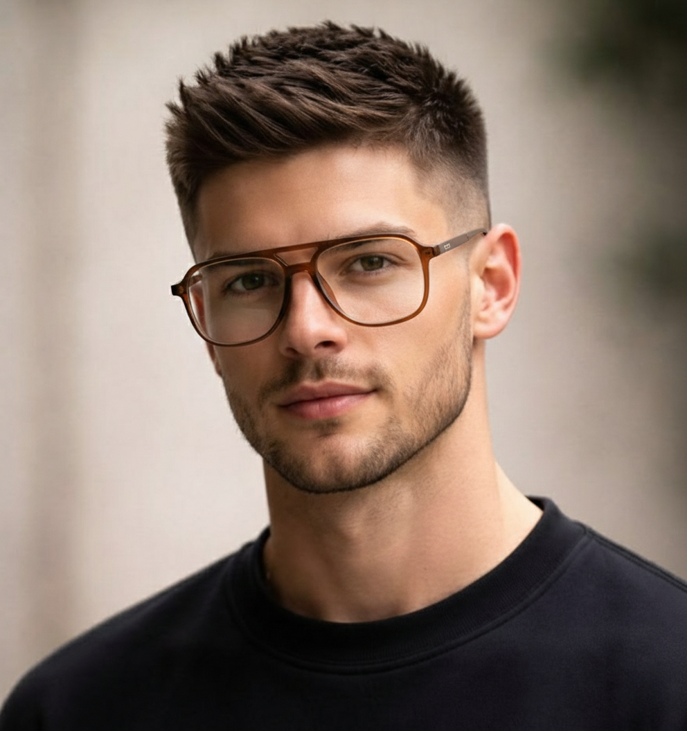 OG Bold Edge Men’s Square Eyeglasses | Full Rim Optical Frame