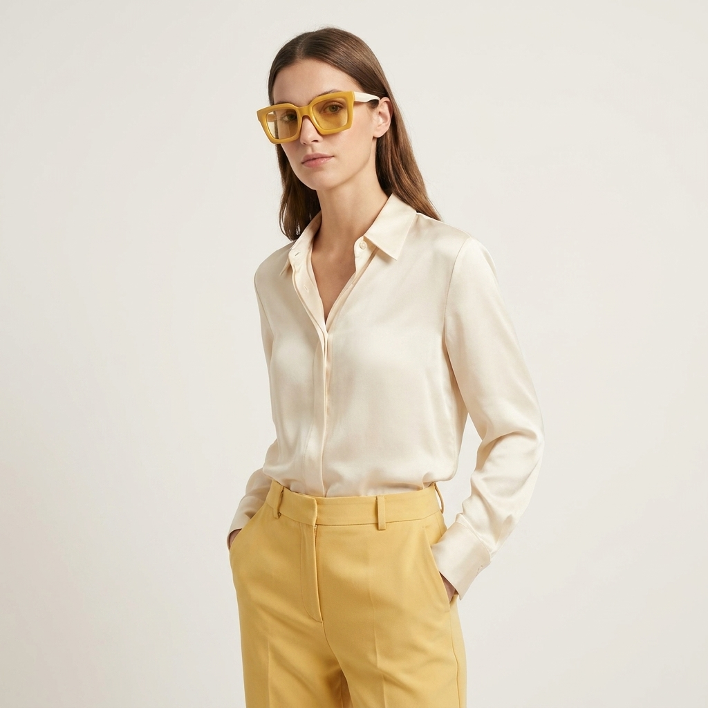 OG Butter Pop Bold | Chunky Square Yellow Tint Sunglasses