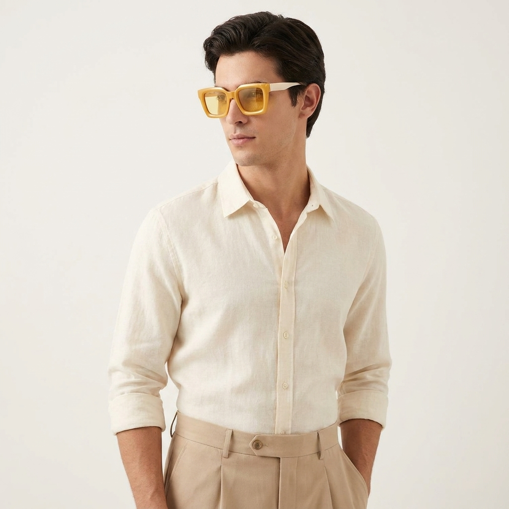 OG Butter Pop Bold | Chunky Square Yellow Tint Sunglasses