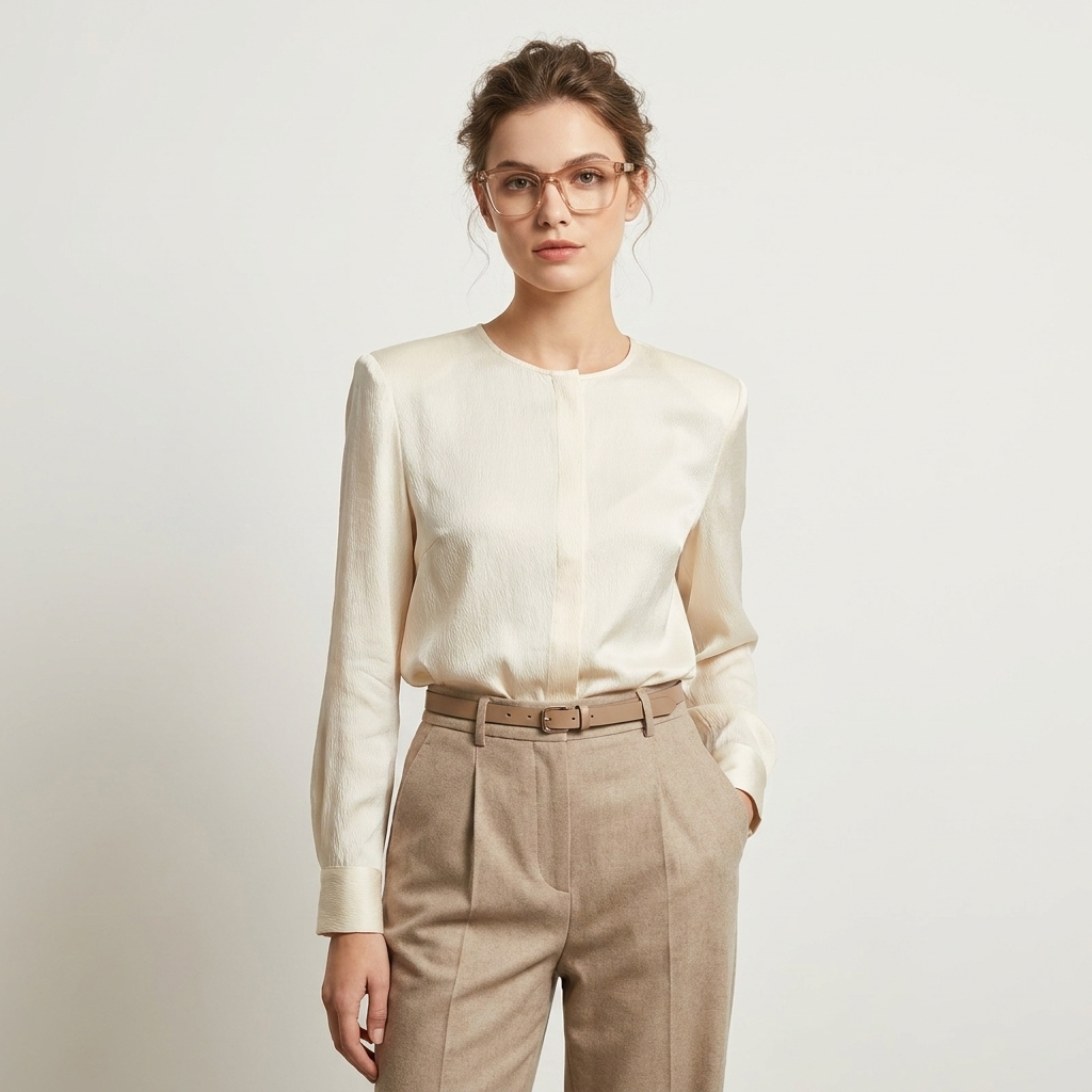 OG Champagne Crystal Edge | Bold Square Eyeglasses