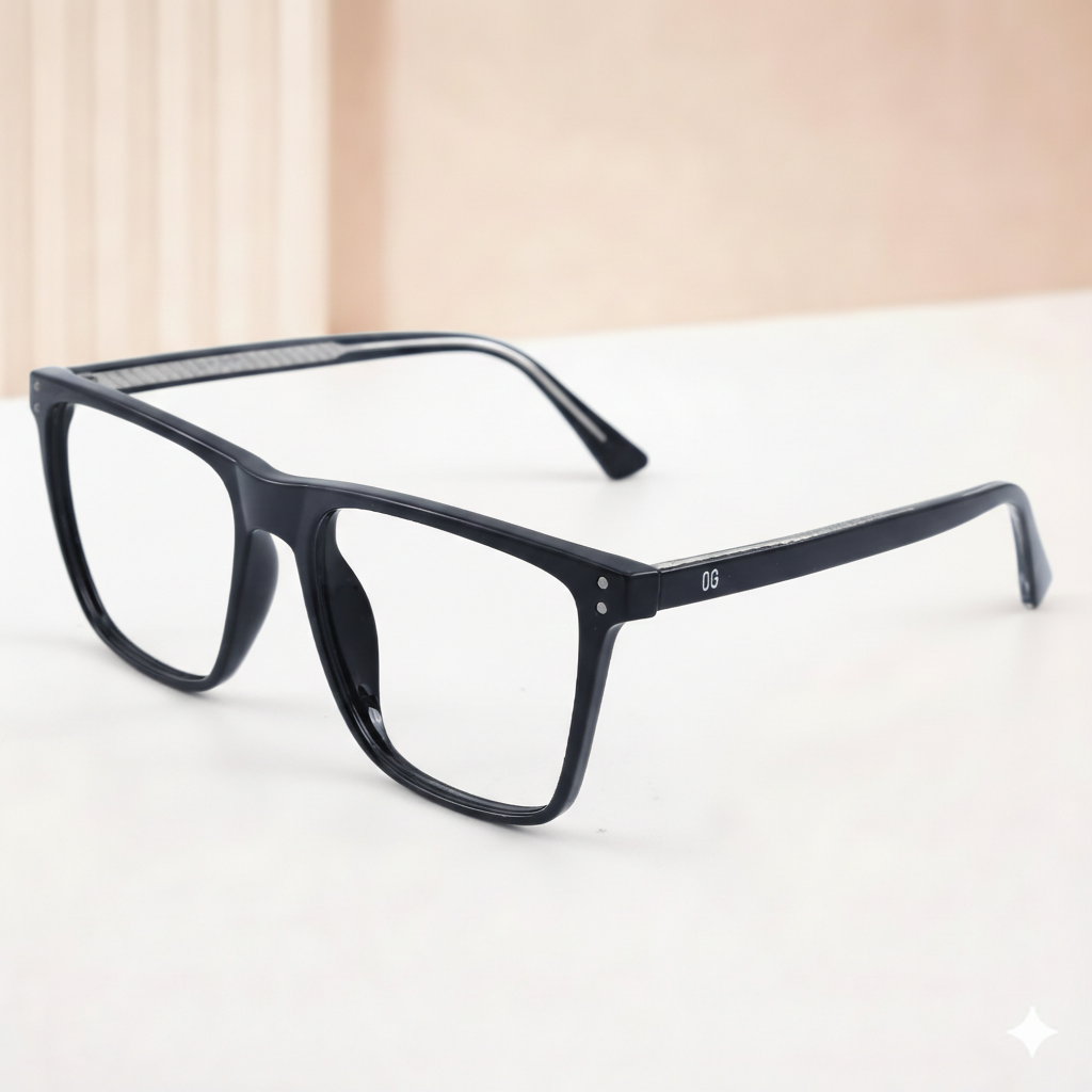 OG Classic Edge Full Rim Square Eyeglasses | Timeless Premium Optical Frame