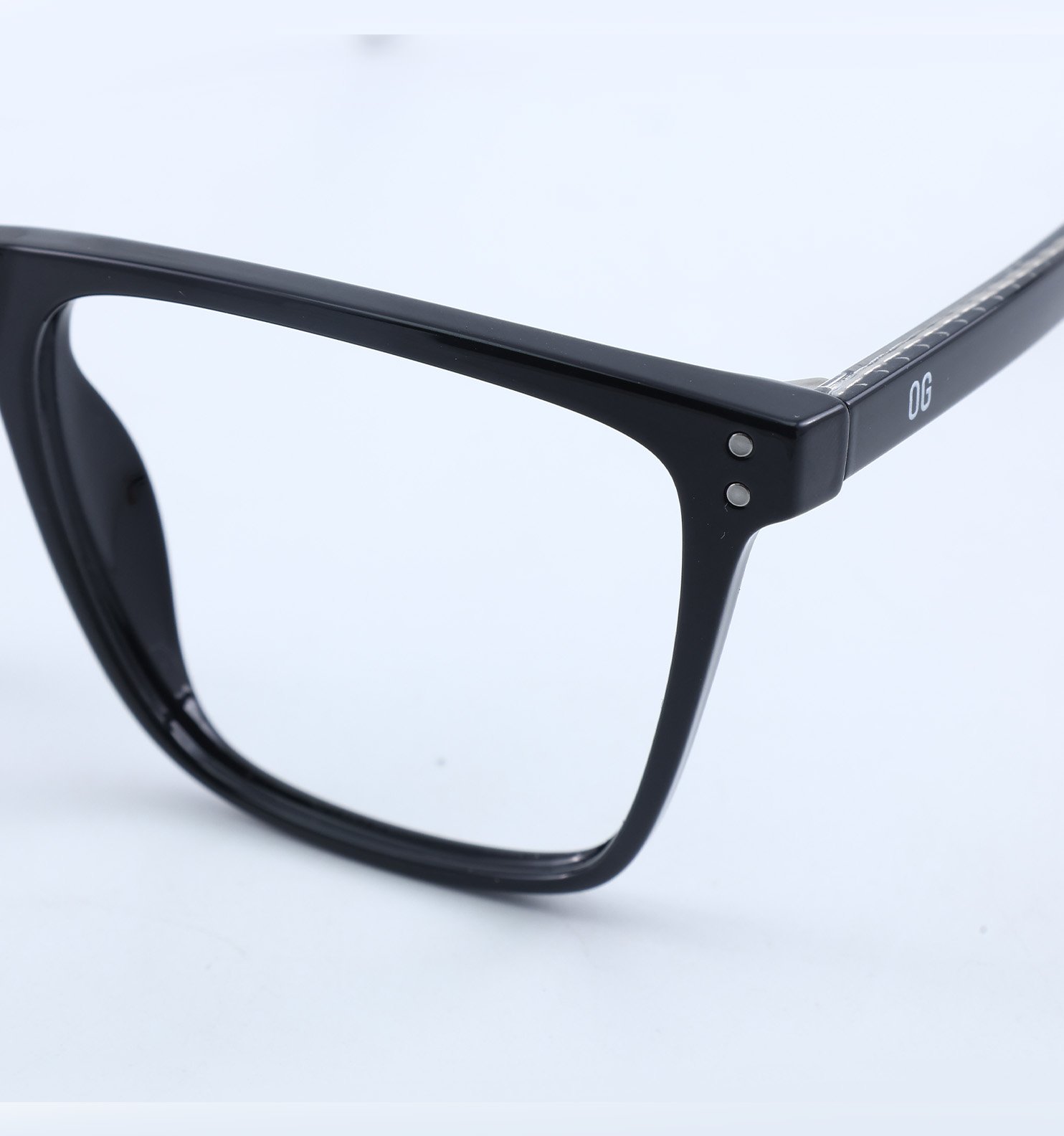 OG Classic Edge Full Rim Square Eyeglasses | Timeless Premium Optical Frame