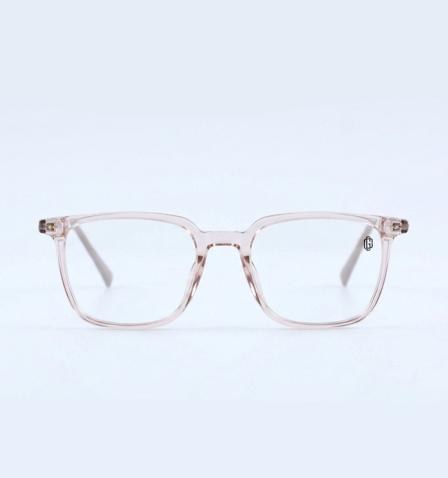 OG Clear Edge Pink Women’s Eyeglasses | Transparent Full Rim Optical Frame