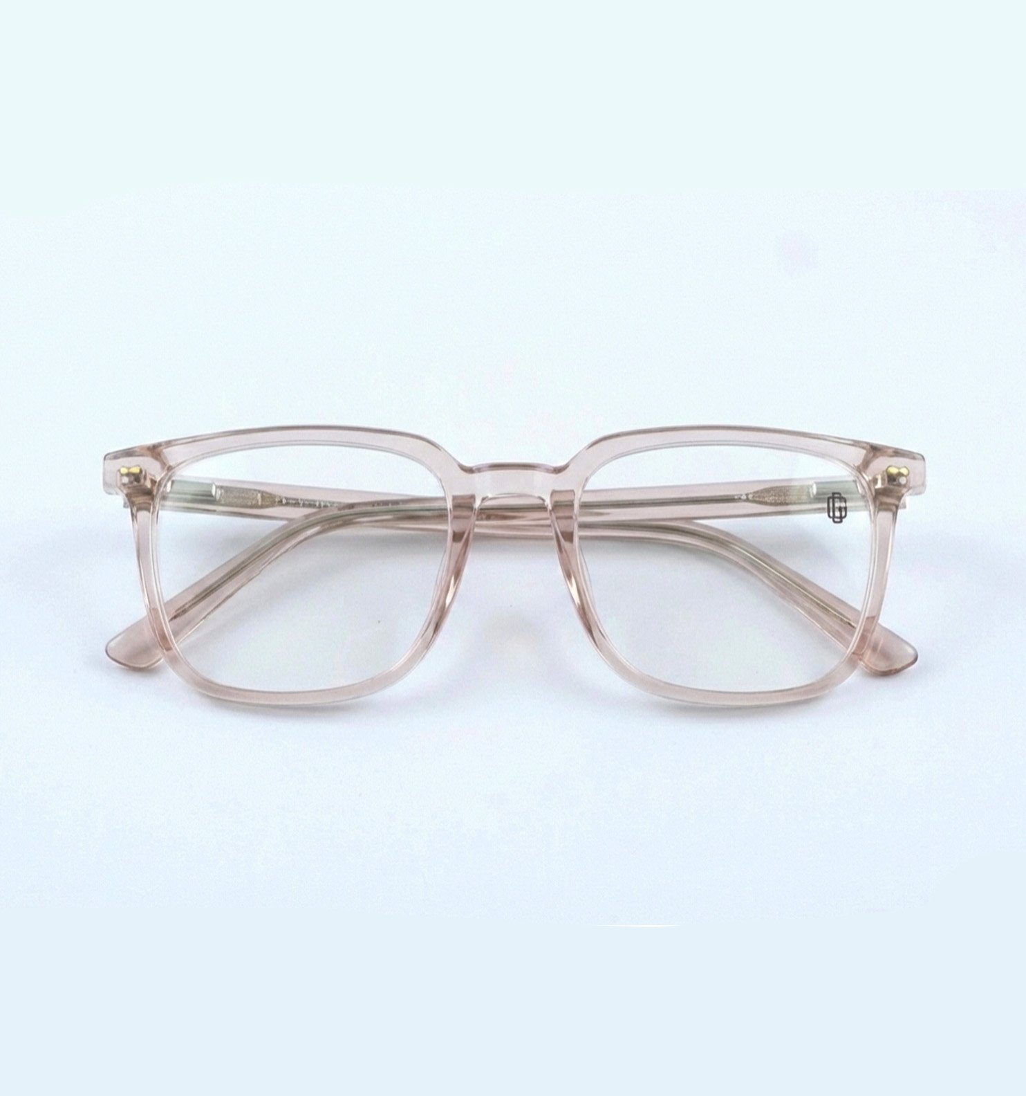OG Clear Edge Pink Women’s Eyeglasses | Transparent Full Rim Optical Frame