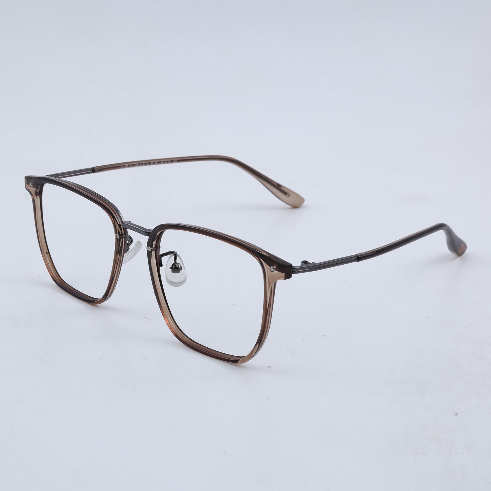 OG Copper Edge Full Rim Square Eyeglasses | Premium Lightweight Metal-Acetate Optical Frame for Men