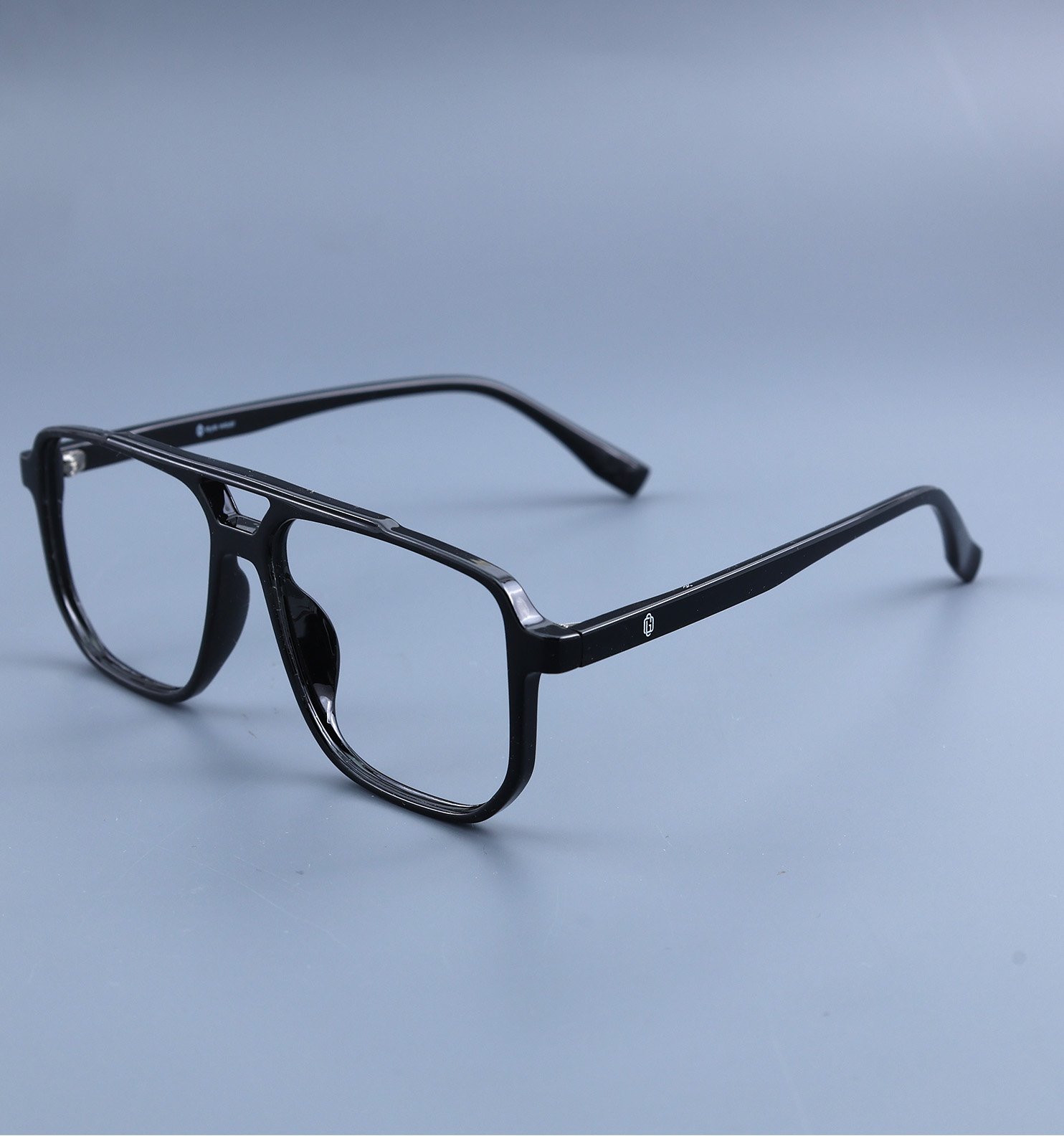 OG Crystal Air Transparent Full Rim Square Eyeglasses for Men