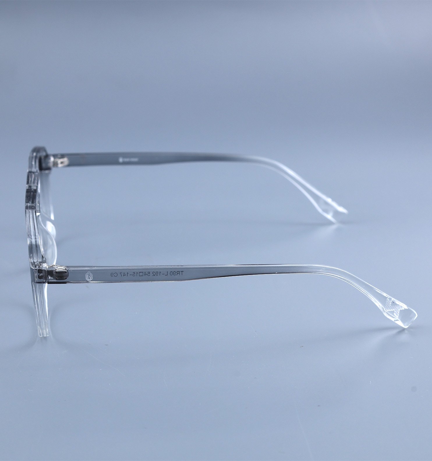 OG Crystal Air Transparent Full Rim Square Eyeglasses for Men
