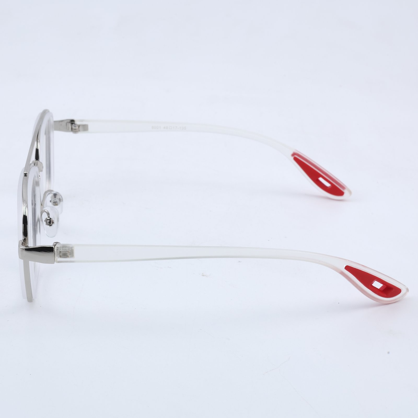 OG Crystal Air | Transparent Square Aviator Eyeglasses