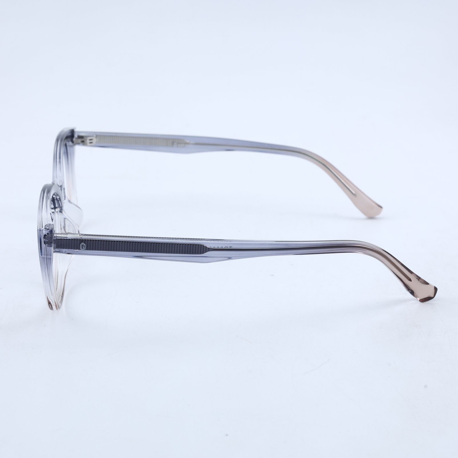 OG Crystal Blush Full Rim Cat-Eye Eyeglasses | Transparent Dual Tone Lightweight Optical Frame for Women