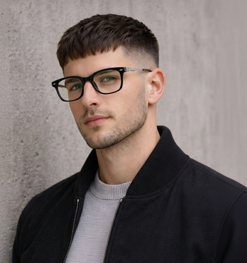 OG Crystal Edge Eyeglasses | Full Rim Premium Optical Frame for Men
