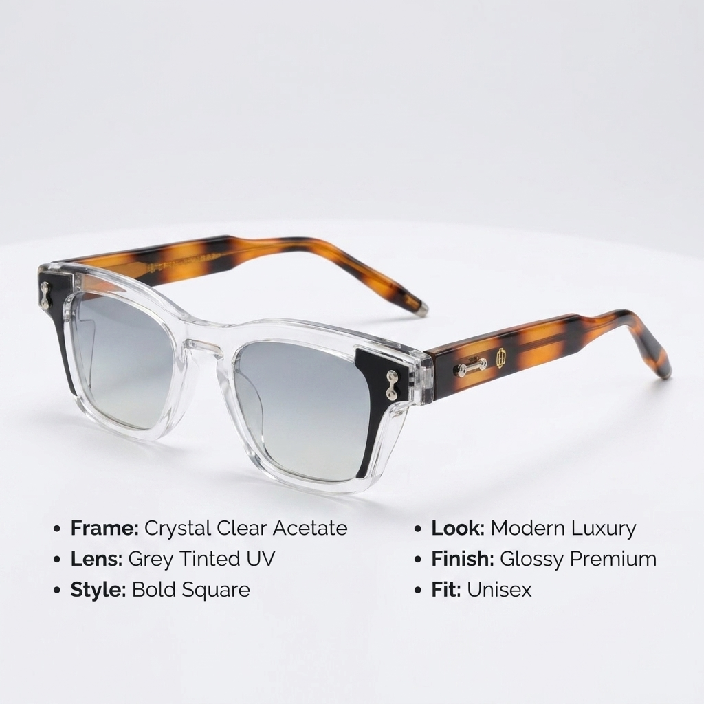 OG Crystal Havana Fusion | Square Sunglasses