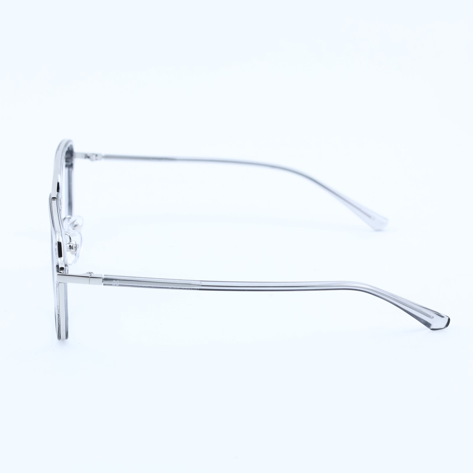 OG Crystal Pilot | Transparent Frame Square Aviator Sunglasses For Men