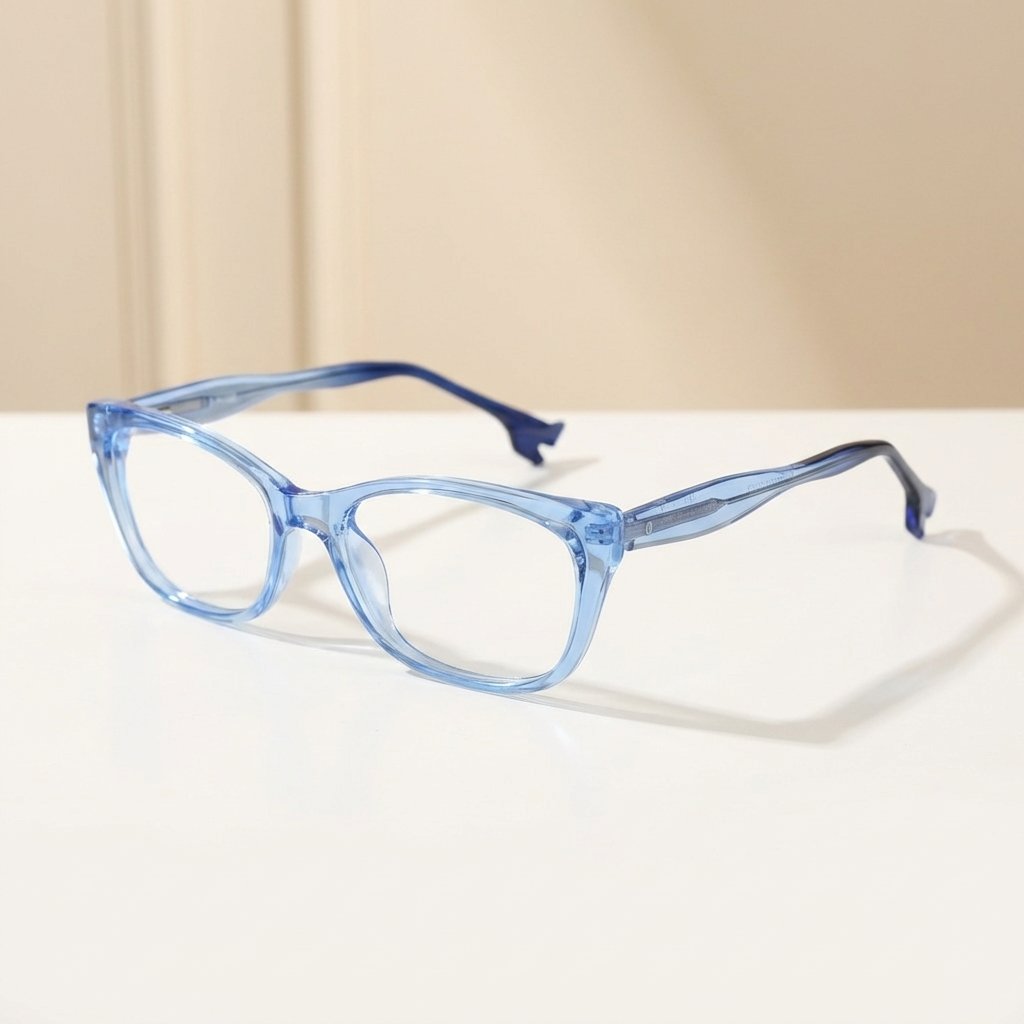 OG Crystal Smoke | Transparent Grey Slim Eyeglasses