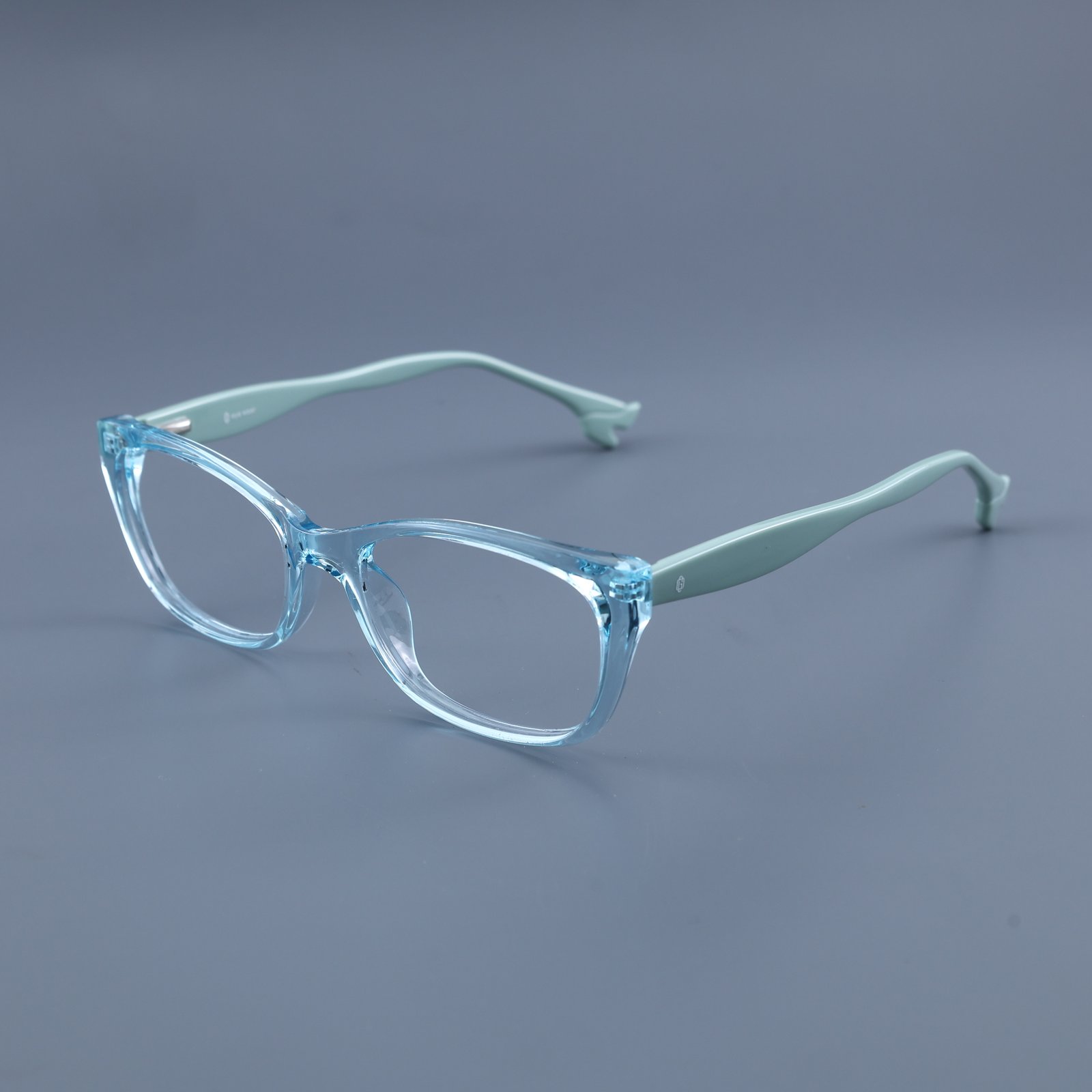 OG Crystal Smoke | Transparent Grey Slim Eyeglasses