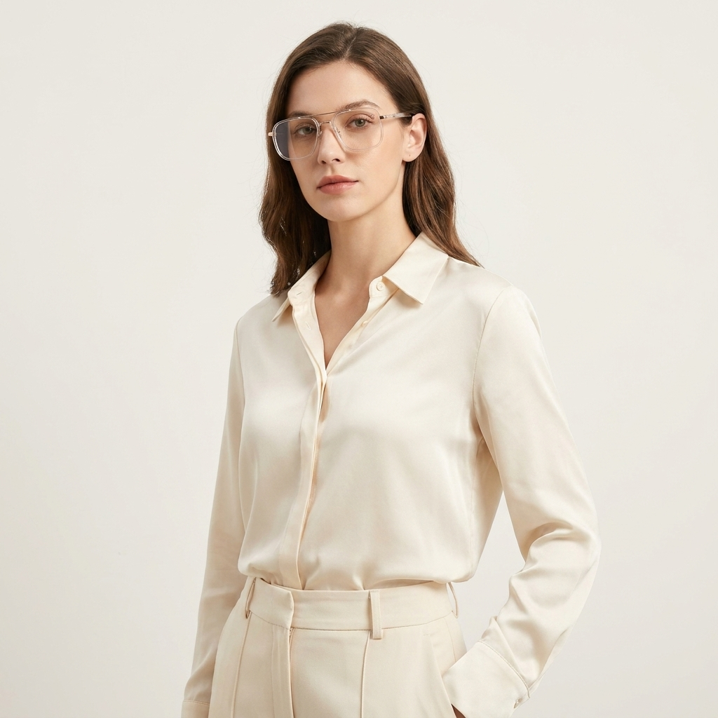 OG Crystal Sovereign | Luxury Transparent Gold Navigator Frame Eyewear