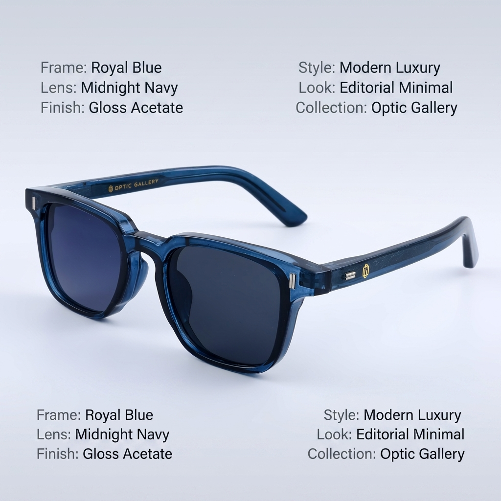 OG Desert Moss | Honey Crystal Square Sunglasses with Deep Green Lenses